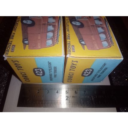 Corgi 423 Bedford Utilecon Fire Tender Reproduction /Replica Box