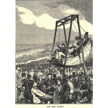 VOLUNTEER REVIEW AT BRIGHTON 1872 Horace Harral VICTORIAN ENGRAVING