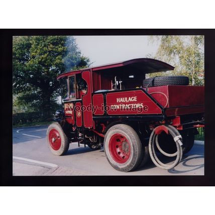tz0308 - GWR 16 Steam Wagon/Lorry - No.18 Beck & Pollitzer, Haulage - photo 7x5