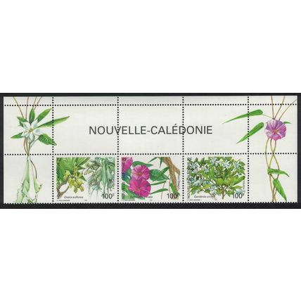 New Caledonia Forest Flowers Top strip of 3v 2004 MNH SG#1320-1322 MI#1334-1336