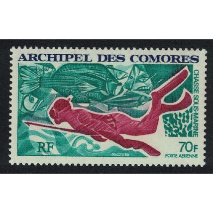 Comoro Is. Underwater Spear-fishing 1972 MNH SG#122