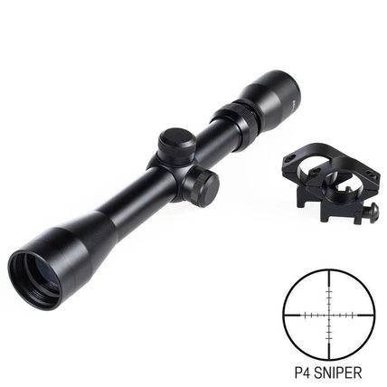 Ultimate Arms Gear 2-7X32 P4 Reticle Rings Riflescope