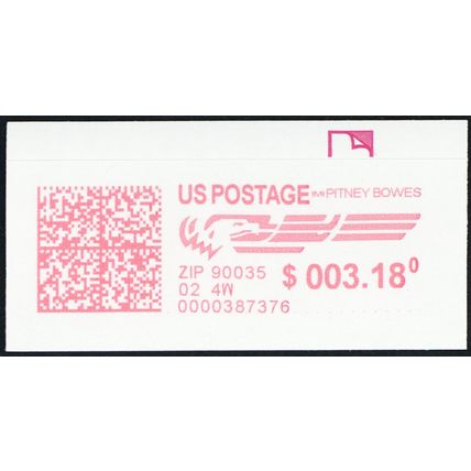 3.18 X 100 Pitney Bowes Postage Labels - Face Value $318.00 .. Stuart Katz