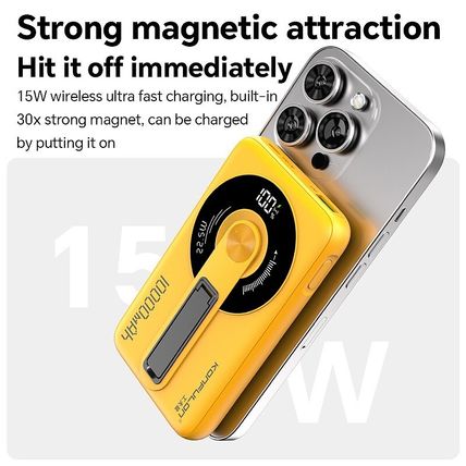 Magnetic Wireless Power Bank PD 20W QC 22.5W Fast Charge M22W 10000mAh, Konfulon