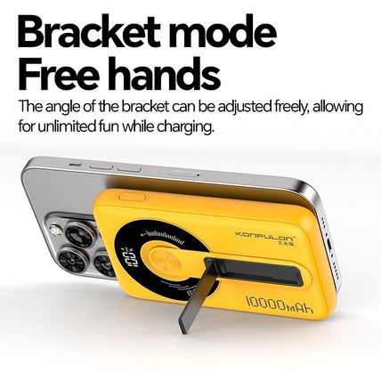 Magnetic Wireless Power Bank PD 20W QC 22.5W Fast Charge M22W 10000mAh, Konfulon