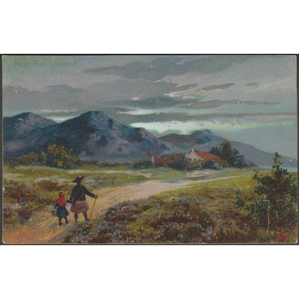 Near Ben Lomond, Stirlingshire, c.1910s - Postcard