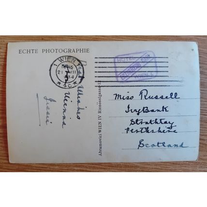 PHOTOCARD: AUSTRIA - VIENNA, DE WIEN SCHONBRUNN, PALACE: 1934