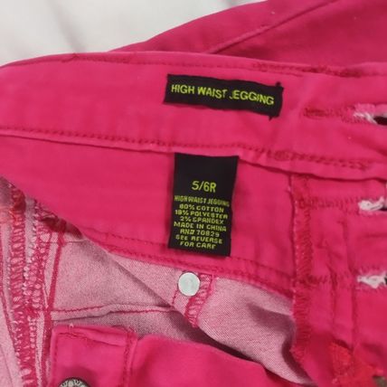 Rue 21 Freedom Flex Jeggings Pink Size 5/6R (25"x 30") Used