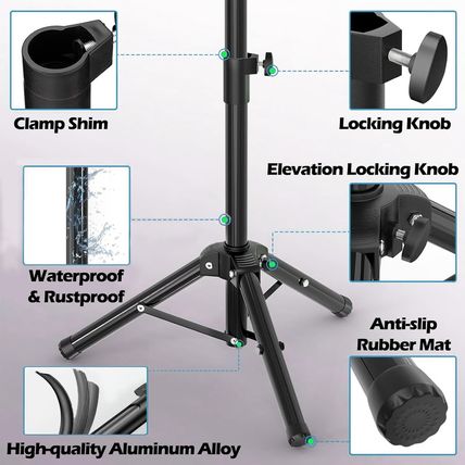 Starlink Gen 3 Tripod, Heavy Duty Starlink Mount, Adjustable Height from 2Ft to