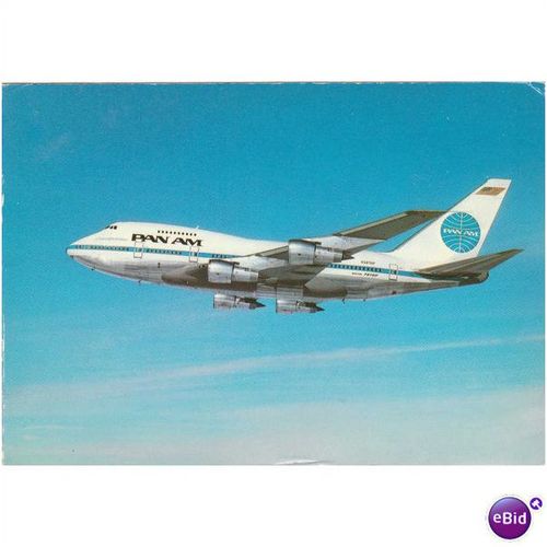 Pan Am Pan American Boeing B747 SP Aircraft Postcard (A21638)