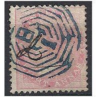 India 1868 SG73 8a Rose Fine Used ..