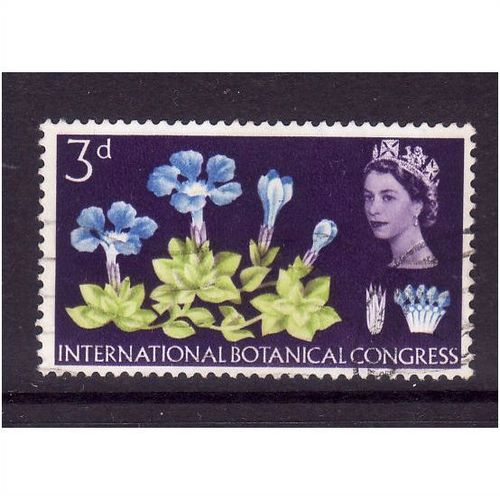 GREAT BRITAIN 1964 INT BOTANICAL CONGRESS 3d SG 655P PHOS FINE USED#2