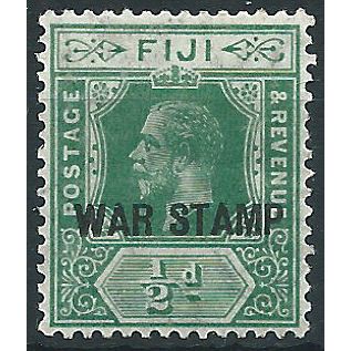 Fiji 1915 SG138 1/2d Green WAR STAMP Mounted Mint .. ..