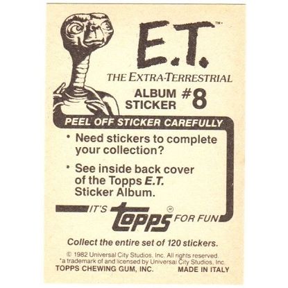 1982 Topps ET Stickers # 8