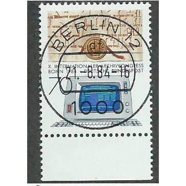 GER 1984 70pf '10TH INTERNATIONAL ARCHIVES CONGRESS' FINE USED (EBID49-398)