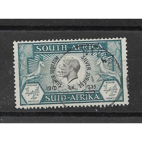 SouthAfrica.SG65 1/2d Black and Blue-Green.English Print.Fine Used.June19b