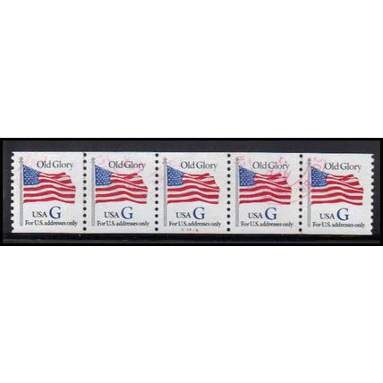 Used 2890 32c G Old Glory Very Fine PNC A4426/5 PA3343