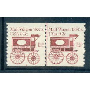 1903 9.3c Mail Wagon Fine MNH Dry Gum CNP Left 2 W0141