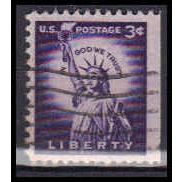 Used 1035 3c Statue of Liberty Very Fine BPS KA5740