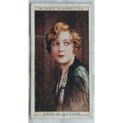 1928 Wills Cinema Stars 2nd No. 21 Anna Q. Nilsson