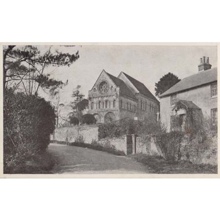 Barfeston Church Kent Plain Back Vintage Real Photo Postcard