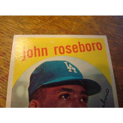 1959 Topps, JOHN ROSEBORO, #441, Dodgers