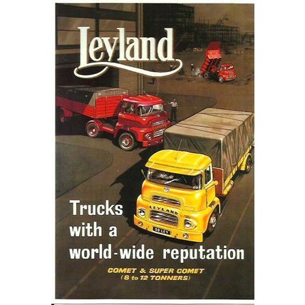 Advertising LEYLAND COMET Postcard (Mayfair BB 811)