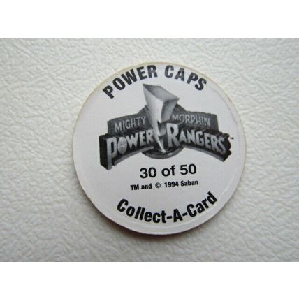 Mighty Morphin Power Rangers Saban 1994 Collect-a-Card Power Caps Variants