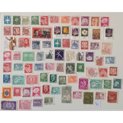 Lot of 78 stamps from Germany in used