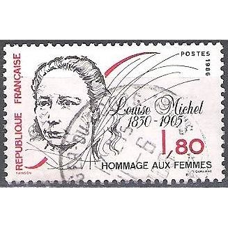 France 1986 Michel 2540 O Cote (2008) 0.80 € Louise Michel Cachet rond