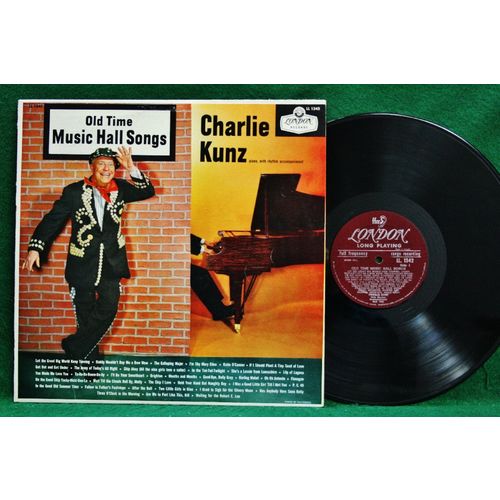 Charlie Kunz, Piano - Old Time Music Hall Songs - LL 1342 - NM