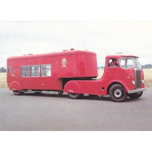 An Historical Mobile Post Office Van Postcard (PO185)