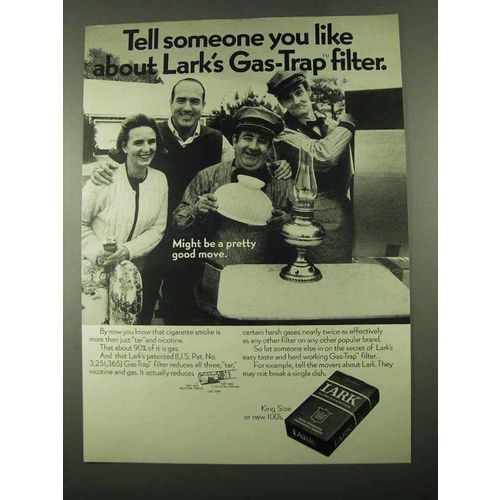1969 Lark Cigarettes Ad - Tell Someone You Like - Movers