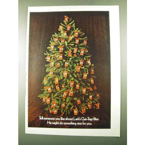 1969 Lark Cigarettes Ad - Tell Someone You Like About - Christmas