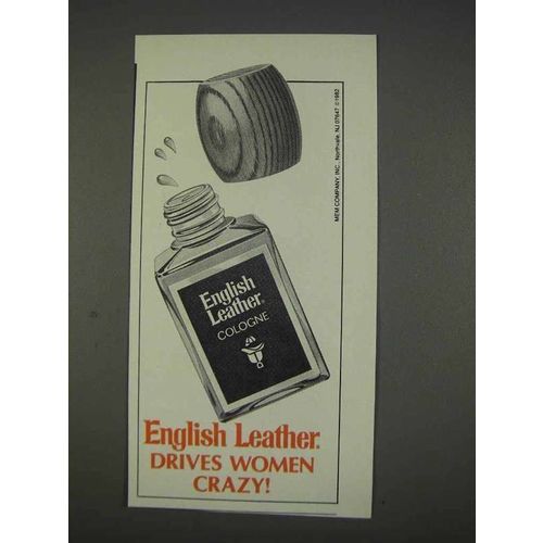 1982 English Leather Cologne Ad - Drives Women Crazy!