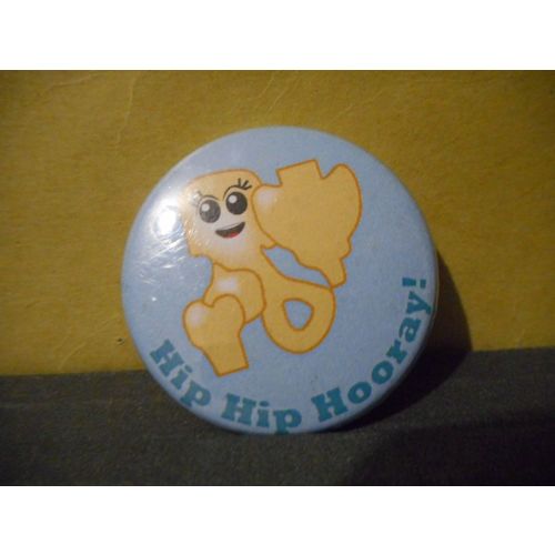 Hip Hip Hooray Pinback