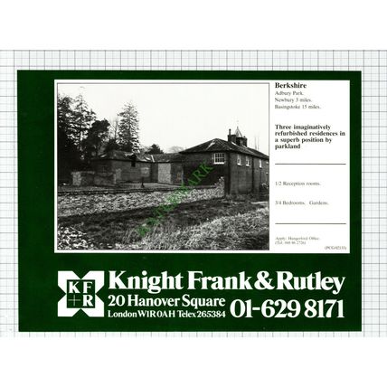 9524) Adbury Park Berkshire - 1981 Cutting