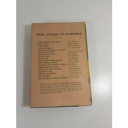 More stories to remember vol II 1958 thomas costain hardcover dustjacket