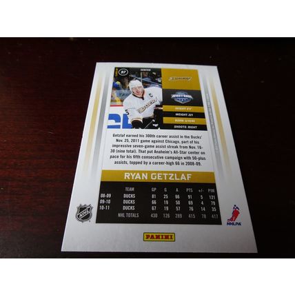2011-12 Panini Contenders Hockey Card # 097 Ryan Getzlaf Ex-Mt (6) Anaheim Ducks