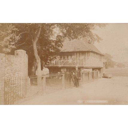Fordwich Cheeky Elderly Man Posing For Camera Antique Real Photo Kent Postcard
