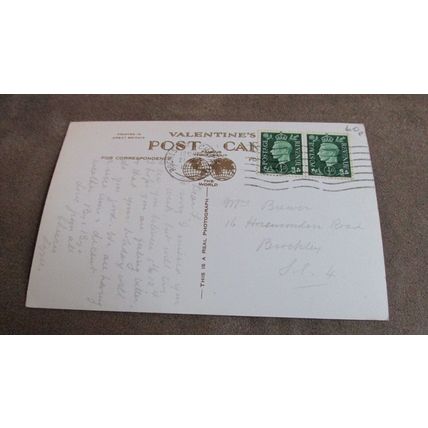 1930s Real Photographic Postcard - Rochester scenes - Kent - Lucky Black Cat