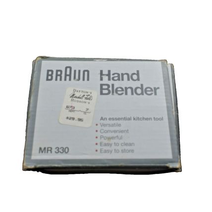 Braun Hand Blender Chopper MR360 Spain) With Potato ricer, spaetzle maker Boxed