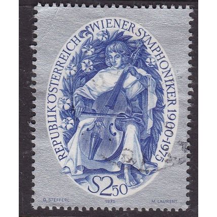 Austria 1975 The Cellist 2.50s Fine Used SG 1745 VGC