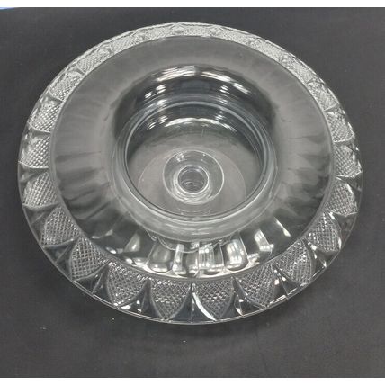 Vintage Hawkes Crystal Compote Centerpiece Pedestal Cake Stand Bowl Candy LARGE