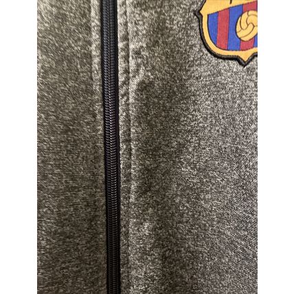 FCB Barcelona Youth Kid Boys Athletic Full Zip Track Jacket Slim Fit Size XL