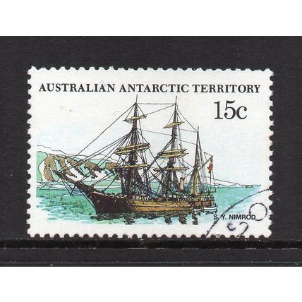 Australian Antarctic Territory - 1979 - 15c Ships (S.Y. Nimrod) (sg41) Used