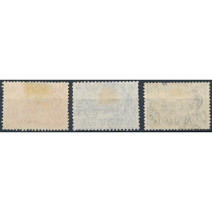 Centenary Colonisation of Victoria - Australia 1934 - F H - SG 147a, 148 & 149a