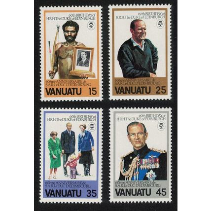 Vanuatu Duke of Edinburgh Award 4v 1981 MNH SG#311-314 Sc#304-307
