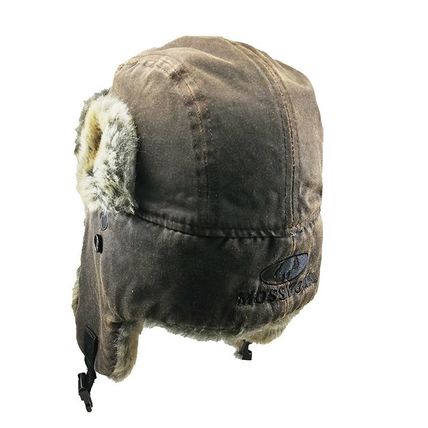 Mossy Oak Weathered Cotton Faux Fur Lined Trapper Hat by Outdoor Cap Co.