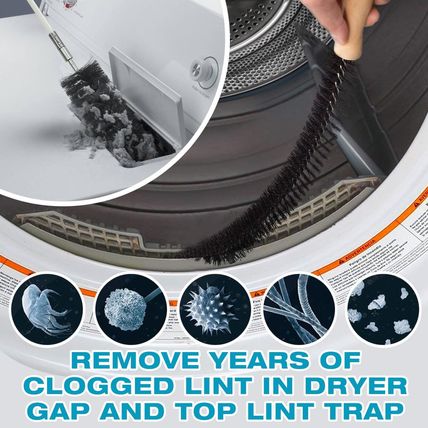 Sealegend 37-Piece Dryer Vent Cleaner Kit Omnidirectional Include 33Feet Dryer V